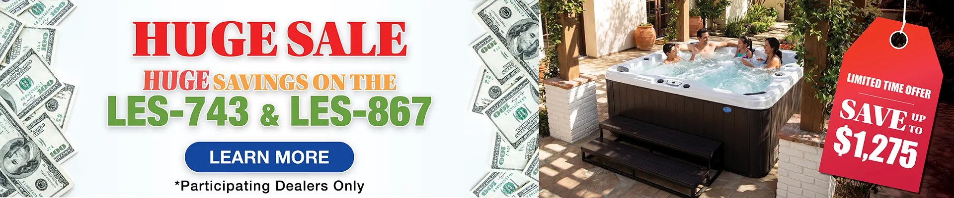 Calspas hot tub being used in a family setting - Richmond